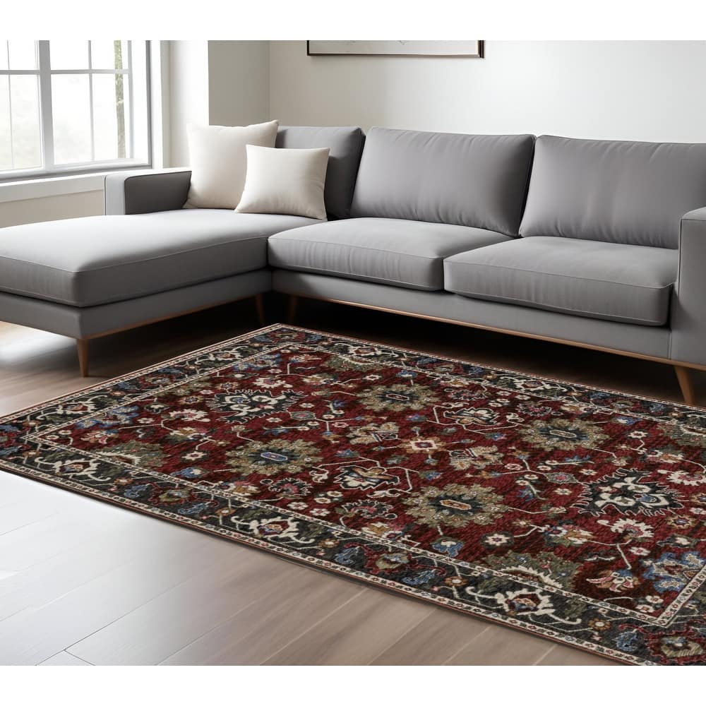 HomeRootsOriental Traditional Runner Area Rug