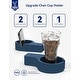 preview thumbnail 49 of 52, WINSOON Set of 2 HIPS Folding Adirondack Chair with Adjustable Backrest and Retractable Ottoman