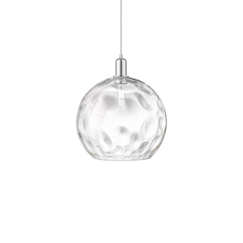 Innovations Lighting 716-1P-16-13 Athens Water Glass Pendant Athens - Polished Chrome / Clear Water Glass