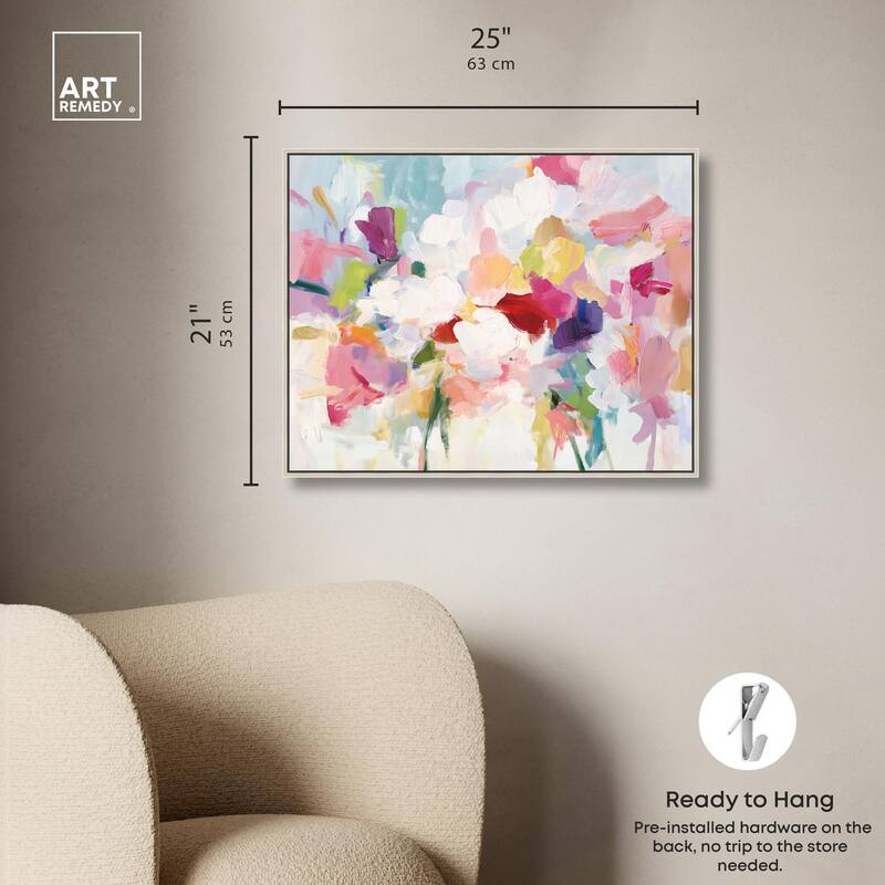 Saturated Colors II Canvas by Art Remedy