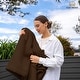 preview thumbnail 11 of 31, 100% Cotton Basket Weave Thermal Bed Blanket Breathable Soft Layering All Season Medium Weight
