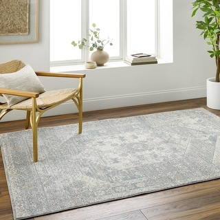 Livabliss Alpharetta Vintage Border Area Rug