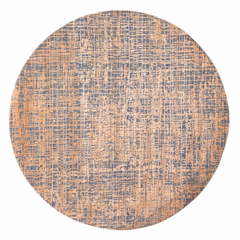 ECARPETGALLERY Hand-knotted Legacy Light Copper Silk, Wool Rug - 7'11 x 7'11