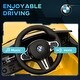 preview thumbnail 3 of 7, 12V BMW M4 Licensed Kids Electric Car with Parent Remote Control, Suspension, LED Lights & Soft Start (Yellow)