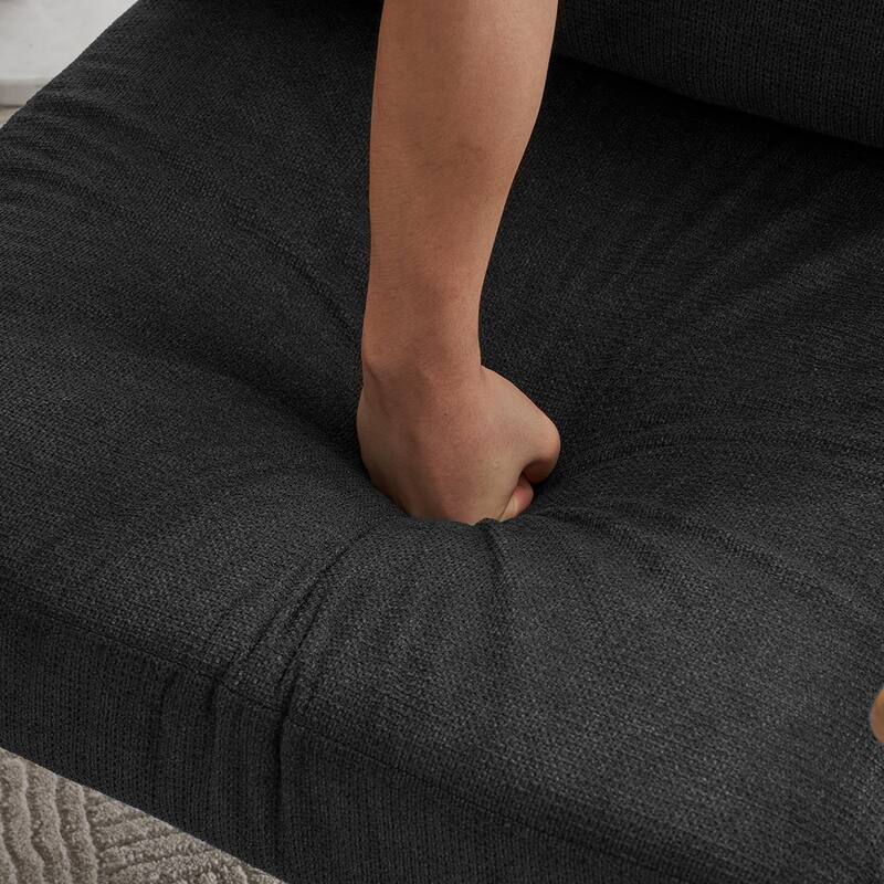 Chenille Swivel 34.7" Wide Soft Modern Upholstered Accent Chair