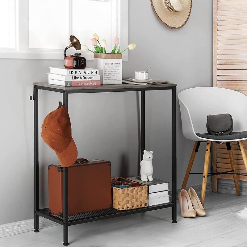 Console Sofa Table - Oak
