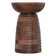 preview thumbnail 12 of 17, WYNDENHALL Willis 13" Wide Solid Wood Contemporary Accent Table & Fully Assembled - 12.6" D x 12.6" W x 17.7" H