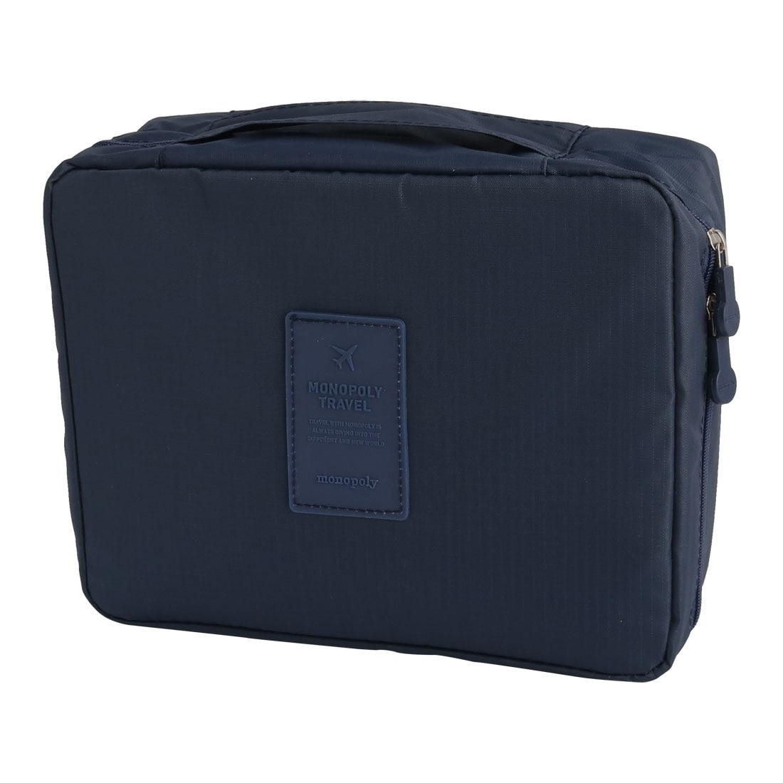 Travel Tote Pouch Cosmetic Shampoo Brush Organize Storage Bag Navy Blue Travel Tote Pouch Cosmetic Shampoo Brush Organize Storage Bag Navy Blue