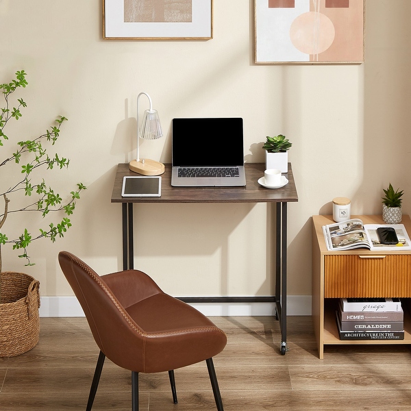 Rolling folding computer desk discount
