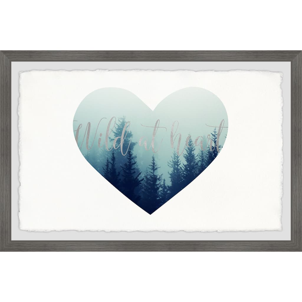 Wild at Heart II Framed Wall Art, Elegant Home Touch - Sophisticated Artwork for Refined Décor