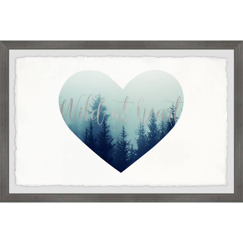 Wild at Heart II Framed Wall Art, Elegant Home Touch - Sophisticated Artwork for Refined Décor