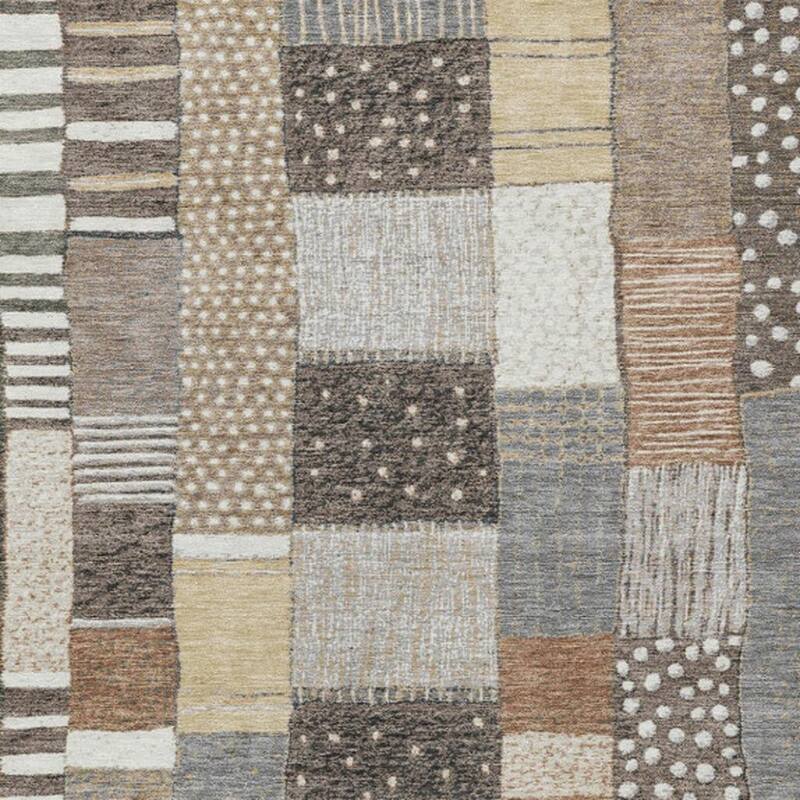 HomeRoots Geometric Transitional Rectangle Outdoor Rug