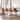 30.6" Height Solid Wood Upholstered Bar Stools Swivel with Back