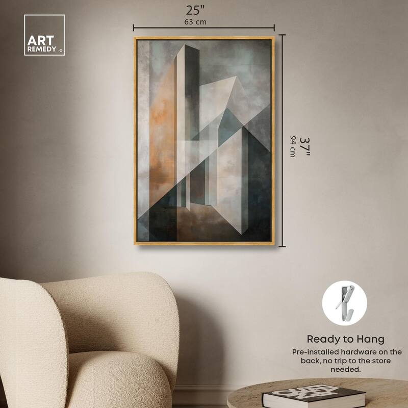 Spatial Geometry Canvas by Art Remedy
