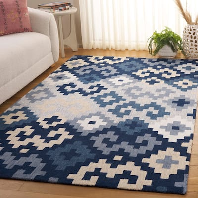 SAFAVIEH Handmade Metro Gunvor French Country Wool Rug