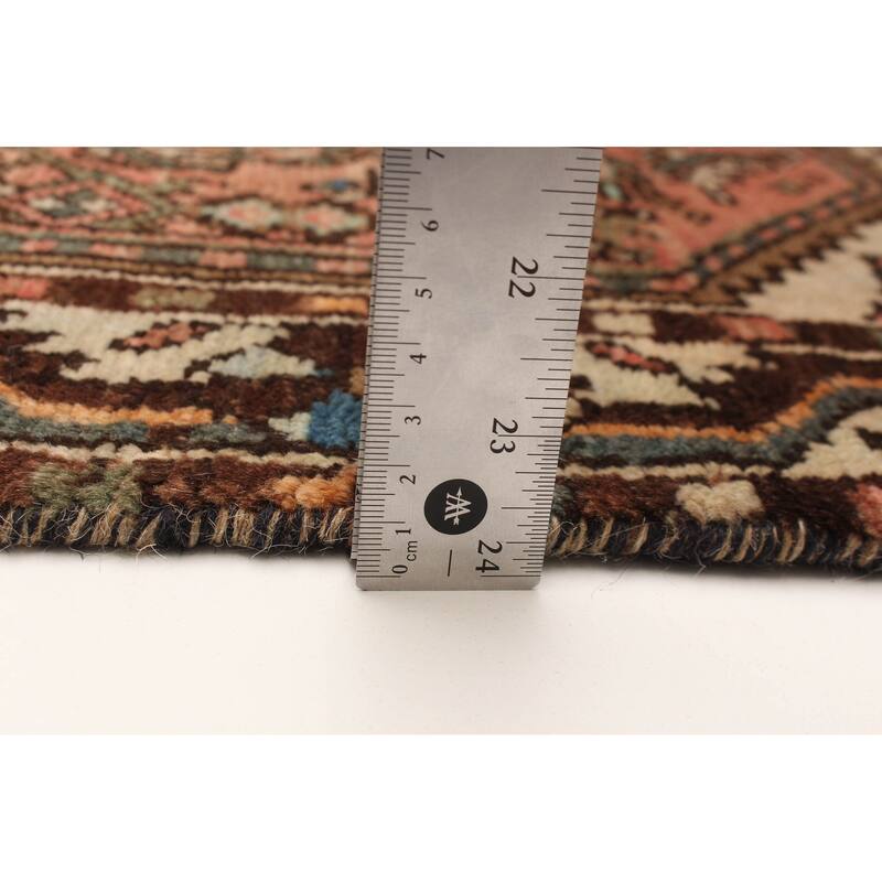 ECARPETGALLERY Hand-knotted Andelz Copper Wool Rug - 2'5 x 9'7