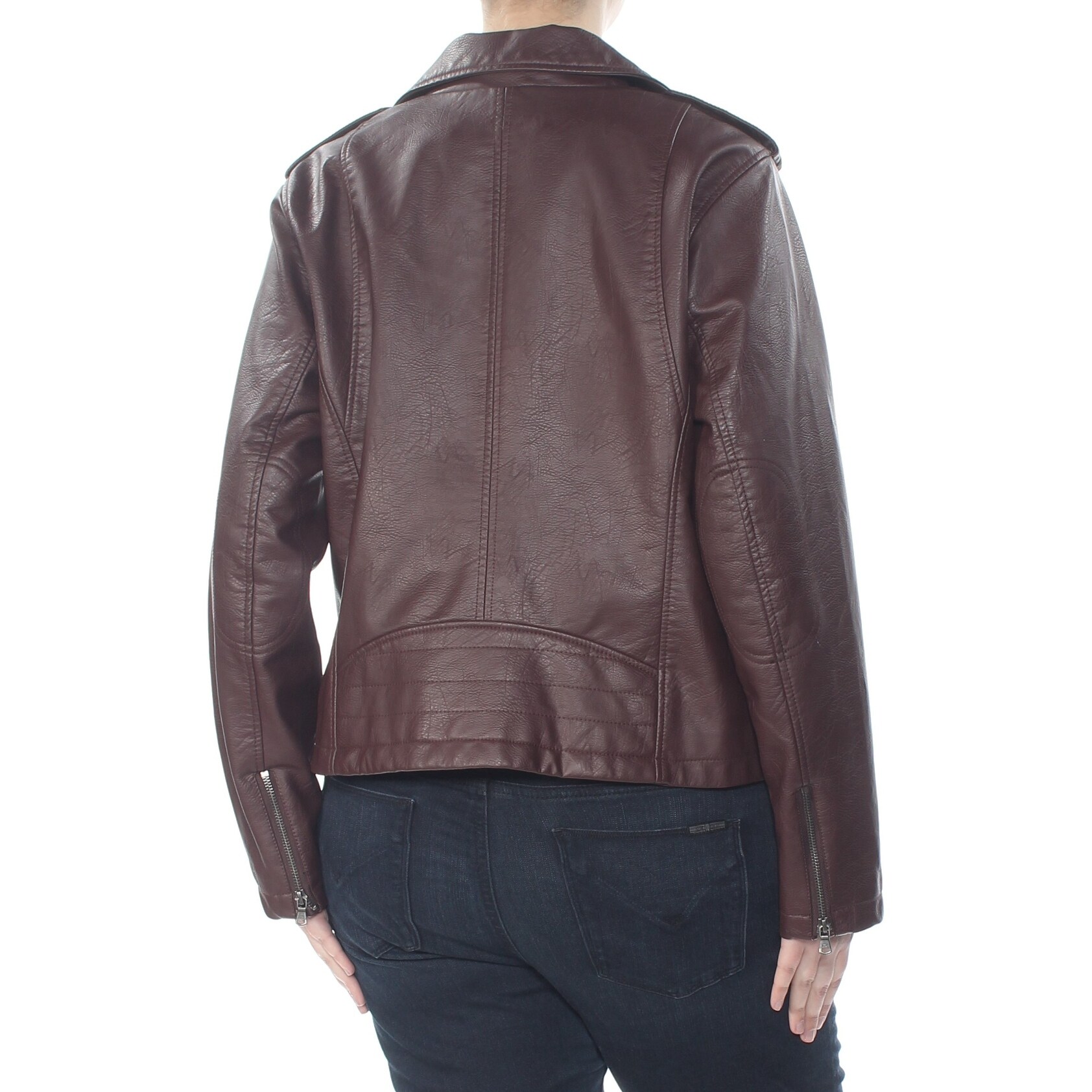 levi's faux leather bomber jacket