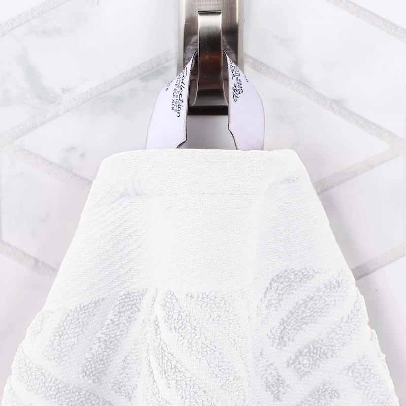 Superior Basketweave Egyptian Cotton Jacquard 3 Piece Assorted Towel Set
