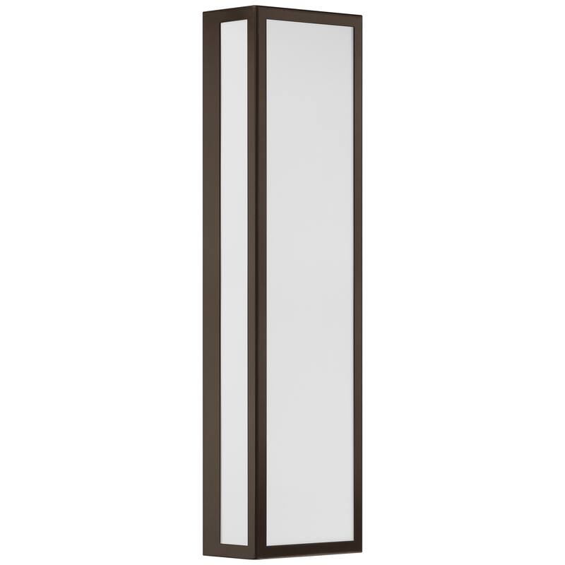 Access Lighting GEO Bi-Directional Large Outdoor LED Wall Sconce - Bronze Finish