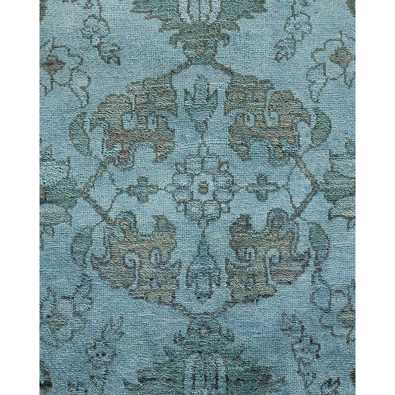 Vibrance, One-of-a-Kind Handmade Area Rug - Gray, 5' 10" x 8' 4" - 5' 10" x 8' 4"