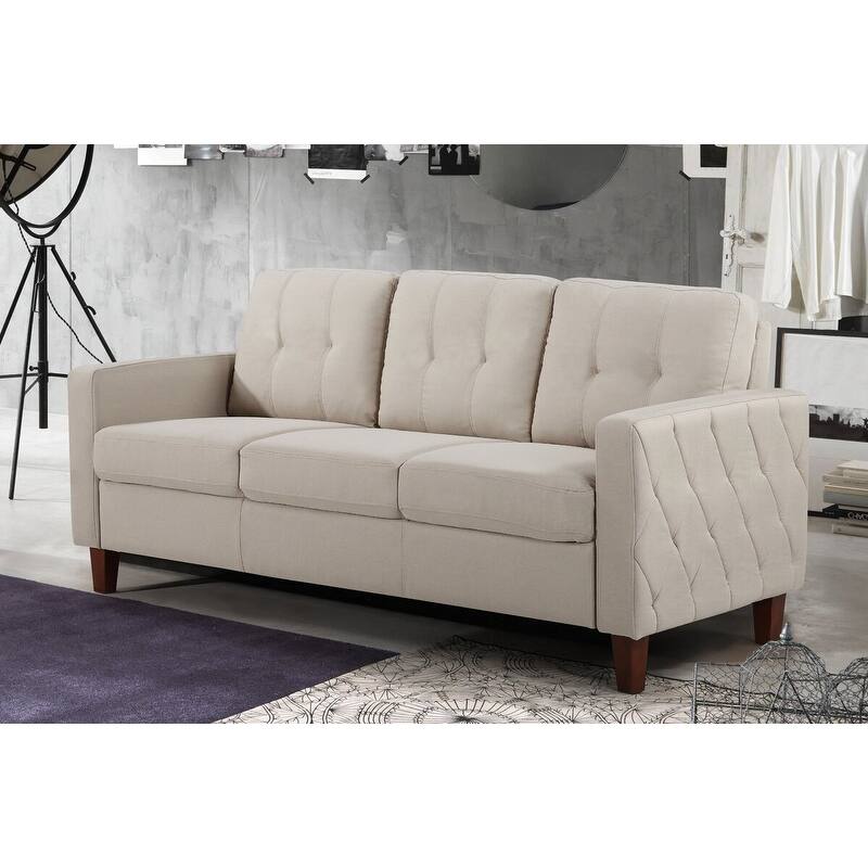 Harrad Tufted Mid-Century 2 Piece Living Room Set