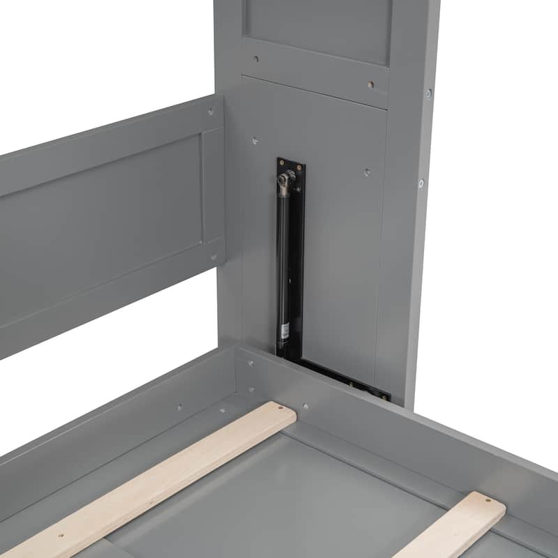 Full Size Murphy Bed with Shelves