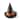 Witch Hat Candle - Black Sculpted Novelty Candle for Halloween, Paraffin Wax, 1.5hrs Burn Time, 2.75" x 2.75" x 3"