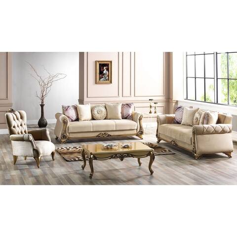 Hecarim 4-piece Two sofa and Two chair Living Room Set