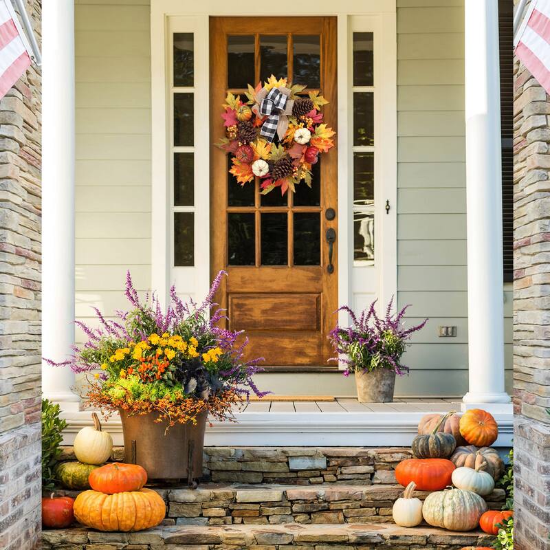 20" Fall Thanksgiving Wreath