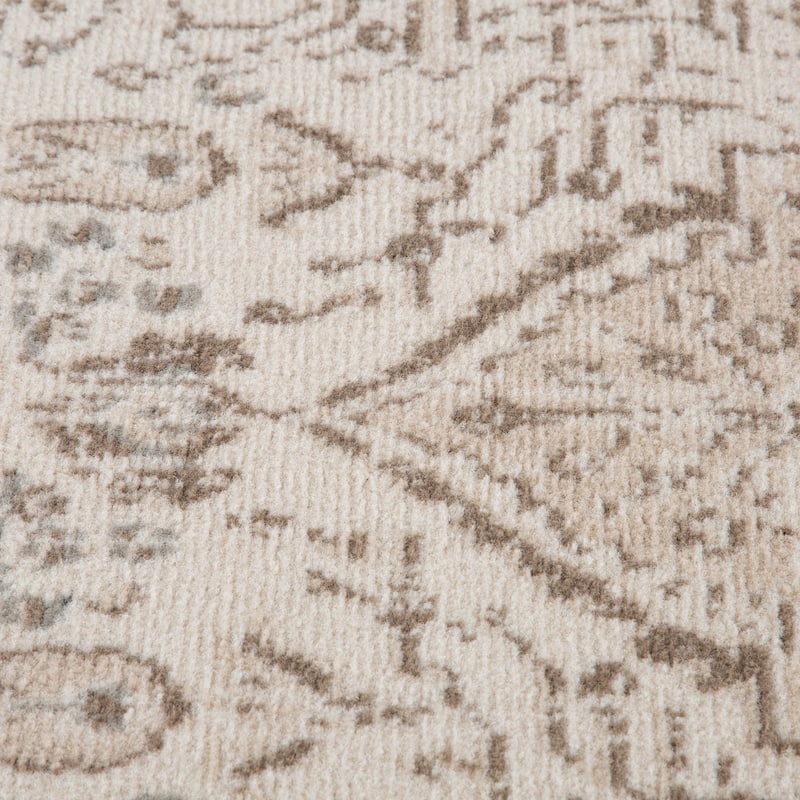 Alana Imara Light Cream Medallion Area Rug