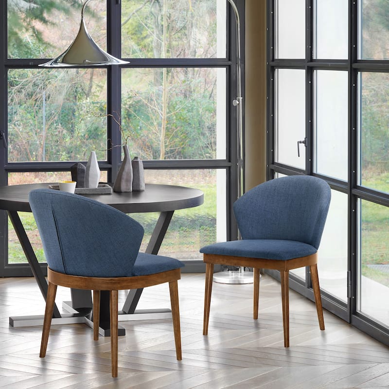Westmont Juno Black or Walnut Wood 5 Piece Dining Set