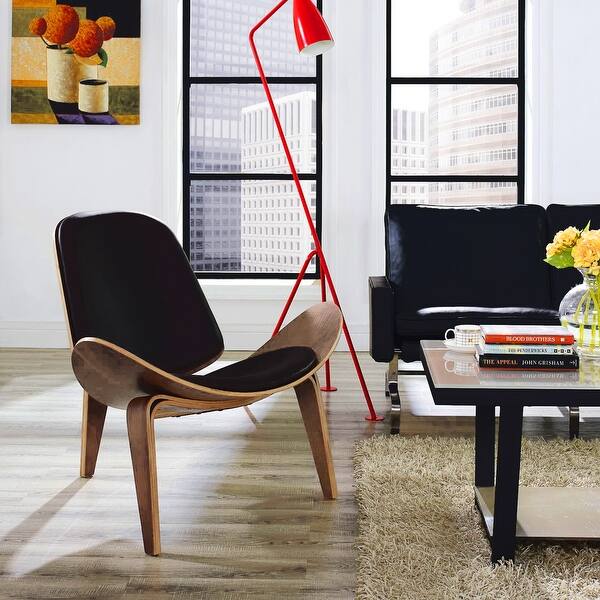 Shop 2xhome Living Room Office Armless Designer Three Tri Leg Hardwood Armless Bedroom Dark Walnut Wood Cushion On