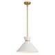 preview thumbnail 8 of 12, Racine Mid-Century Modern Bowtie Pendant Light, LED Compatible