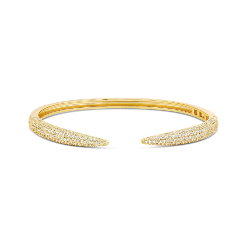SHYMI Pave Claw Cuff - Gold - Yellow