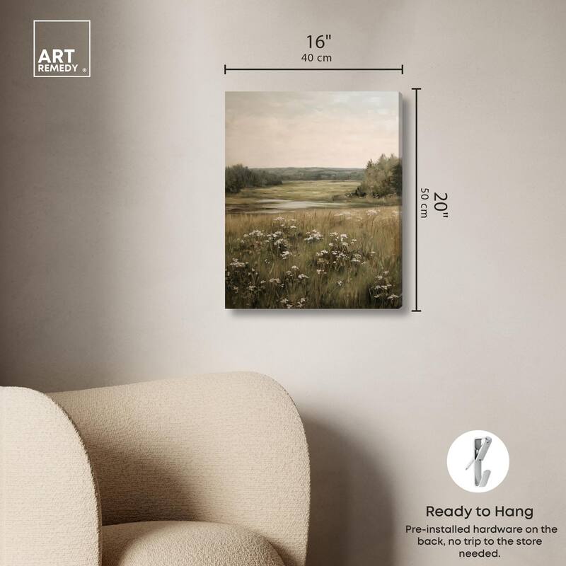 Marshland Whispers Canvas by Art Remedy, Gallery Wrapped
