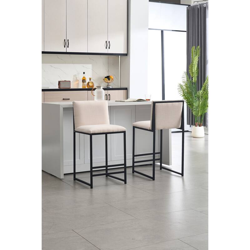 Modern Dining Chairs Set Of 2 - Ivory