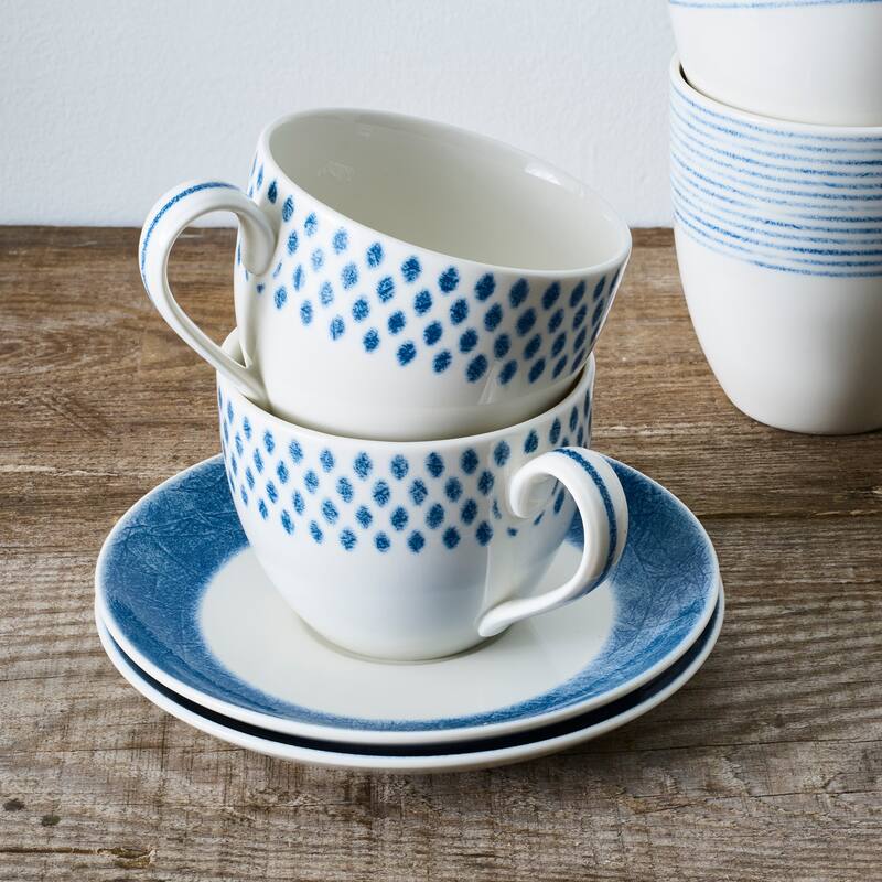 Noritake Hammock Set of 4 Teacups, 10 oz.