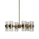 preview thumbnail 1 of 4, Uttermost Marinot 12 Light 26" Wide Single Tier Chandelier with Antique Brass