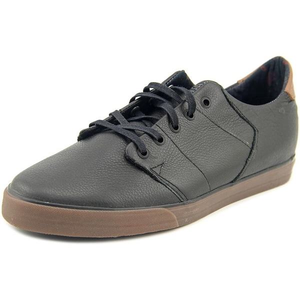 Globe Los Angered Low Men Round Toe Leather Black Skate Shoe