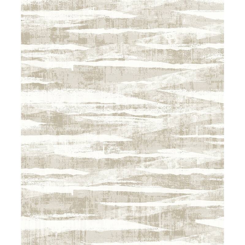 Seabrook Designs Nebulite Abstract Non-Woven Unpasted Wallpaper - 20.9 in W x 33 ft. L - Latte
