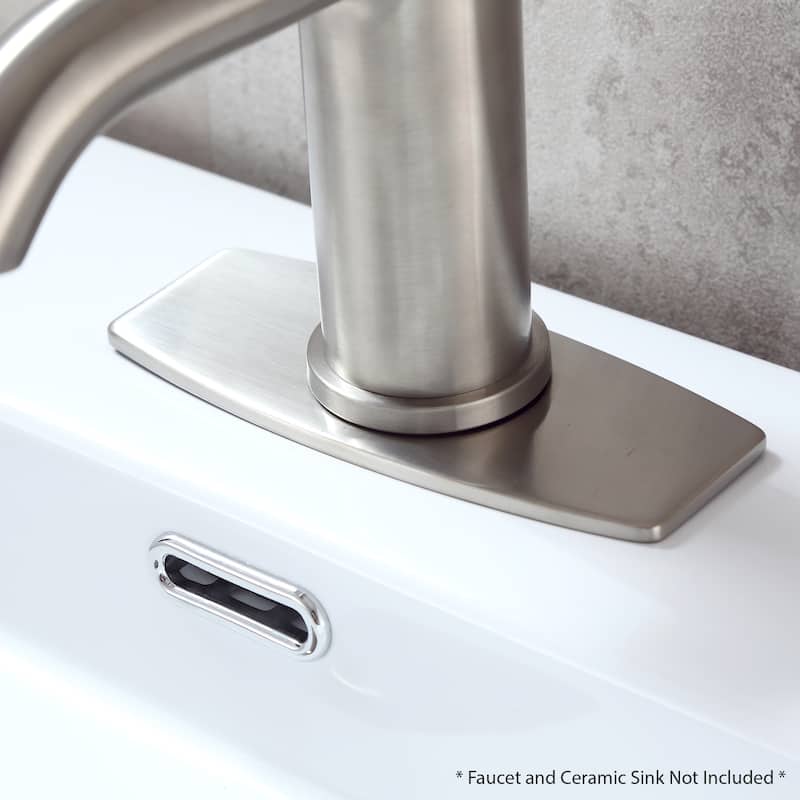 Luxier 6 in Bathroom Sink Faucet Hole Cover Deck Plate Escutcheon
