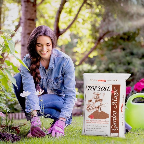 Michigan Peat Garden Magic Organic Planting Potting Top Soil Blend, 40  Pound Bag - Bed Bath & Beyond - 35317275