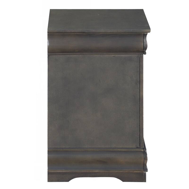 Charming Wooden Nightstand with Stylish Drawers for Bedroom Enhancement