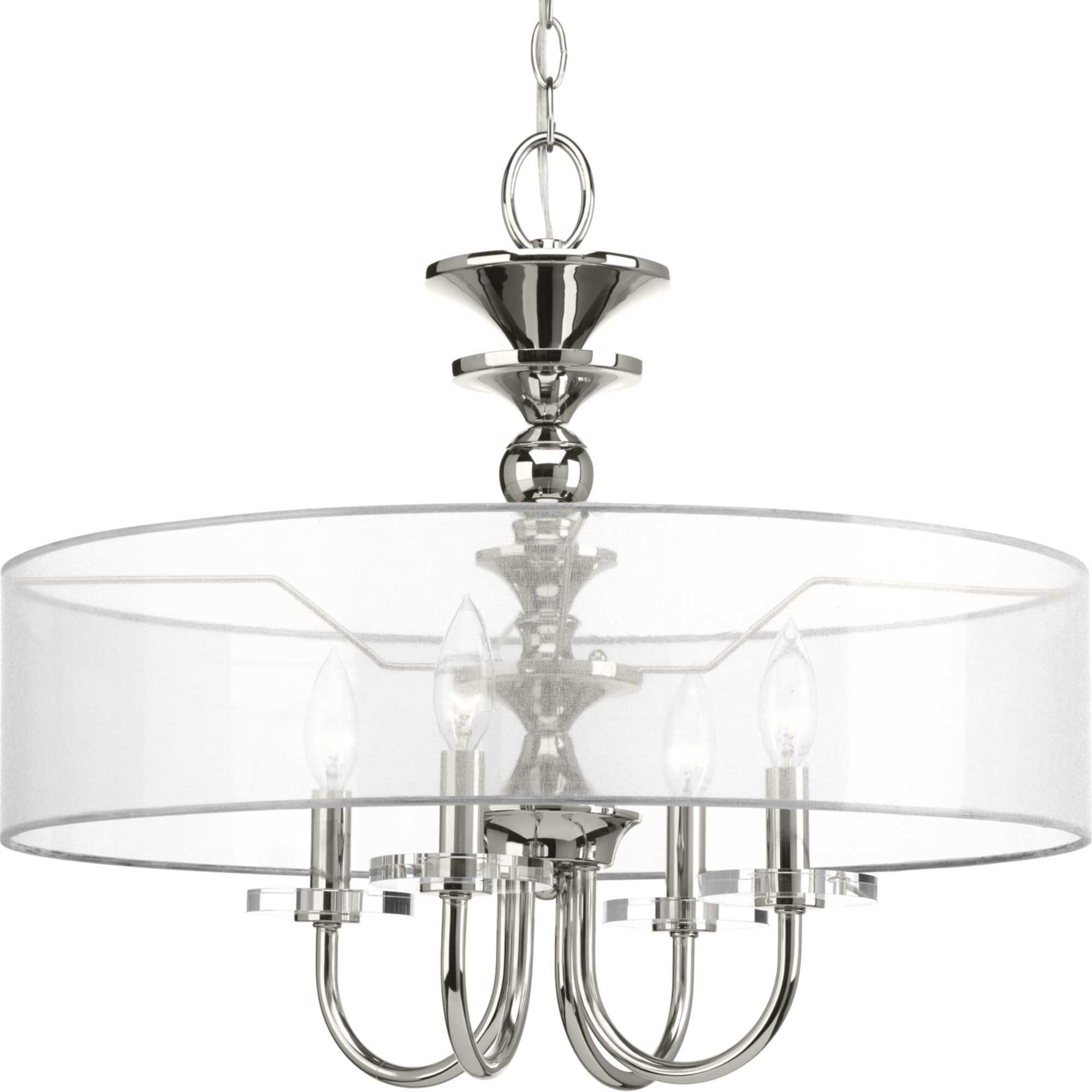 Progress lighting drum chandelier outlet
