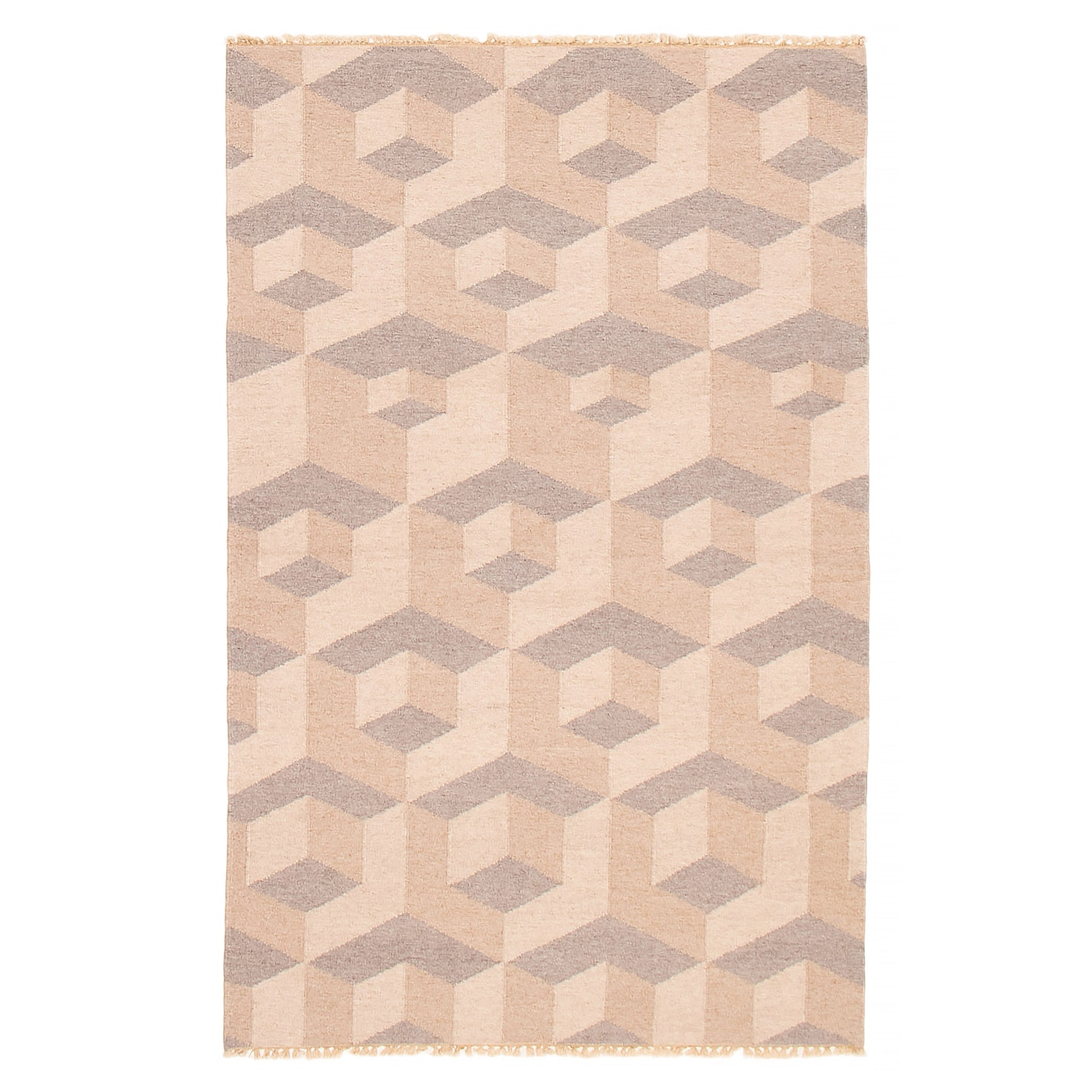 Ankara FW Tan Kilim 5'0" x 8'0" - 5'0 x 8'0
