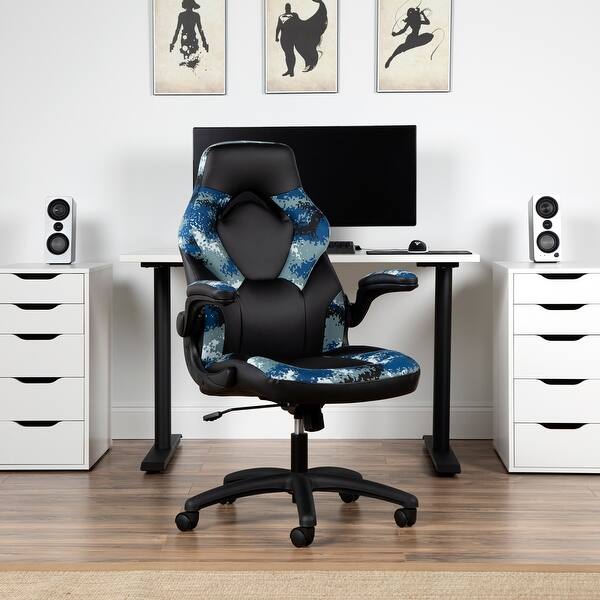 Essentials Ergonomic Racing Style Gaming Chair By Ofm On Sale Overstock 13097227
