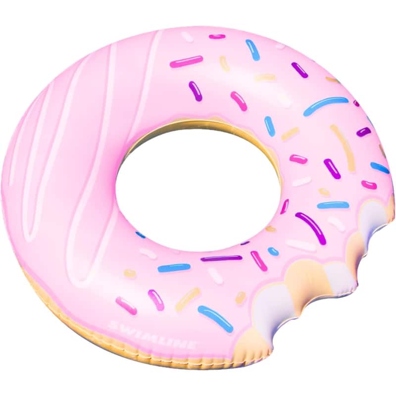 Donut Inflatable Swimming Pool Ring - 42" - Pink