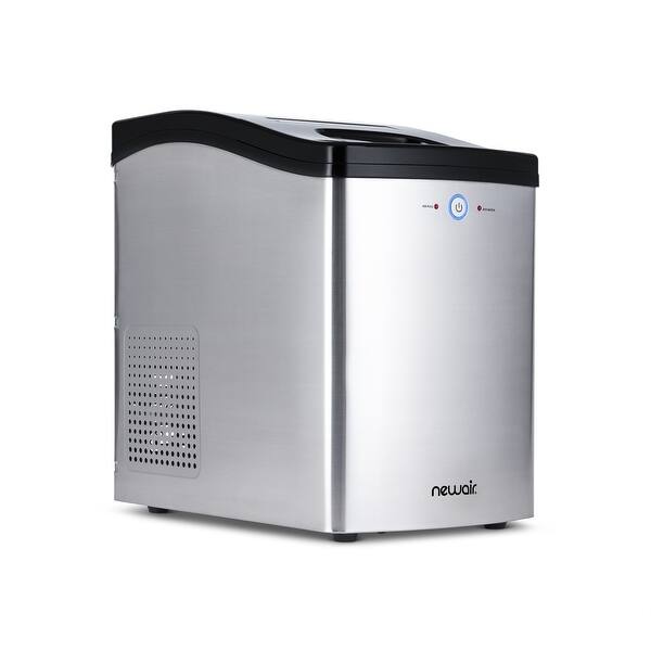 Shop Newair Countertop Nugget Ice Maker In Stainless Steel 40 Lbs Of Ice A Day With Melt Resistant Interior And Bpa Free Parts Overstock 31756050