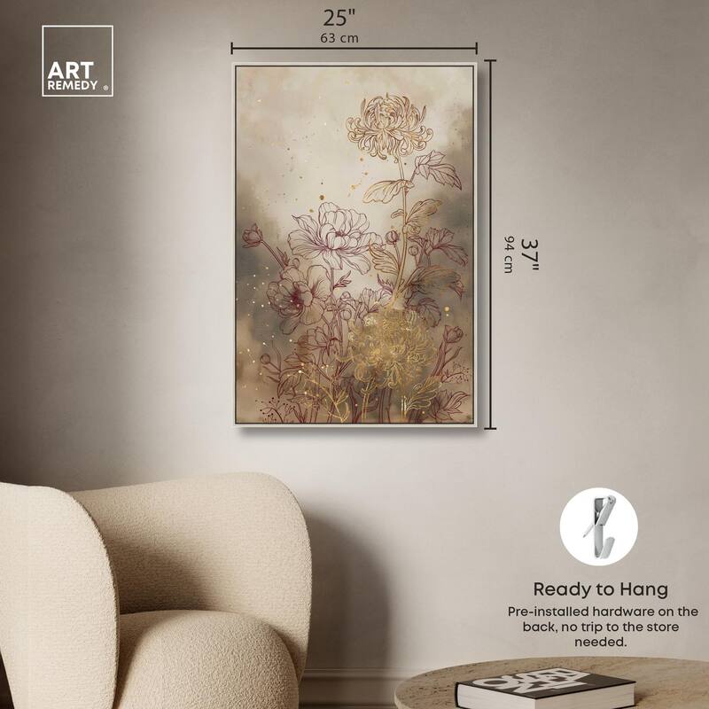 Flourishing Canvas by Art Remedy