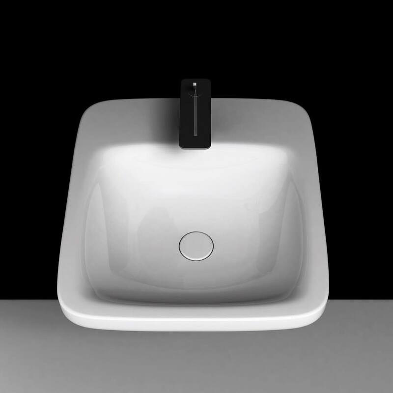 WS Bath Collections 19-11/16" Ceramic Wall Mounted Bathroom Sink with